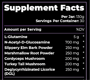 Skinny Signal Complex Full Supplement Facts Label